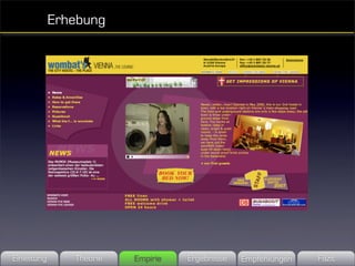 Erhebung




Einleitung      Theorie   Empirie   Ergebnisse   Empfehlungen   Fazit
 