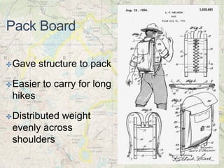 Backpacking history | PPTX