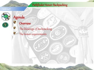 Pathfinder Honors Handbook.pdf Backpacking_Honor_distro_2022.pptx