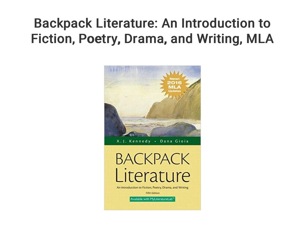 Backpack Literature An Introduction to Fiction... Poetry... Drama