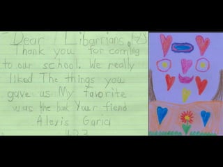 Thank You Notes from Hammonton 1st Graders