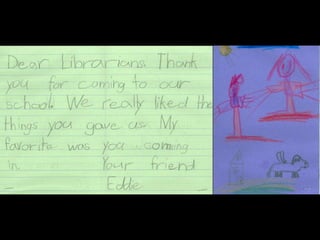 Thank You Notes from Hammonton 1st Graders