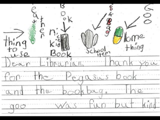 Thank You Notes from Hammonton 1st Graders