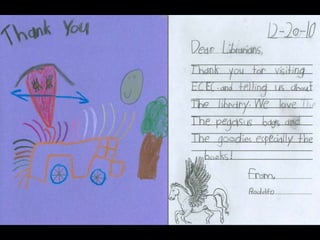 Thank You Notes from Hammonton 1st Graders