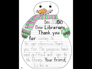 Thank You Notes from Hammonton 1st Graders