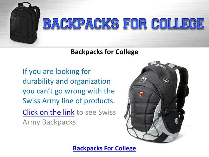 Backpacks for College