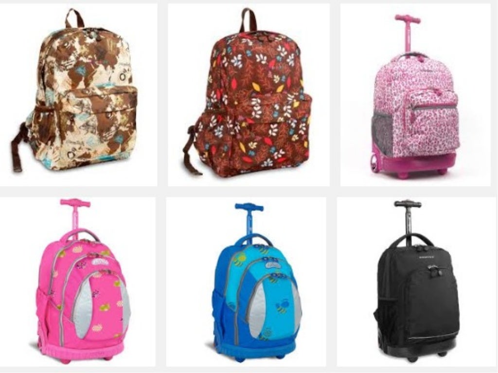 Backpacks with wheels
