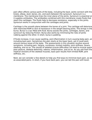 Tips and tricks about back pain