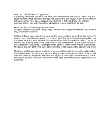 Tips and tricks about back pain