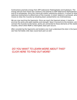 Tips and tricks about back pain