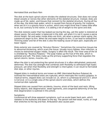 Tips and tricks about back pain