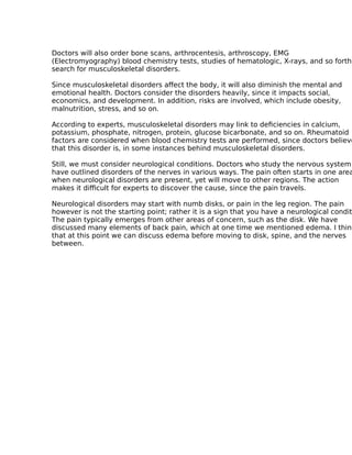 Tips and tricks about back pain