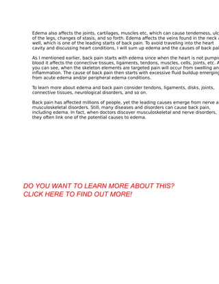 Tips and tricks about back pain