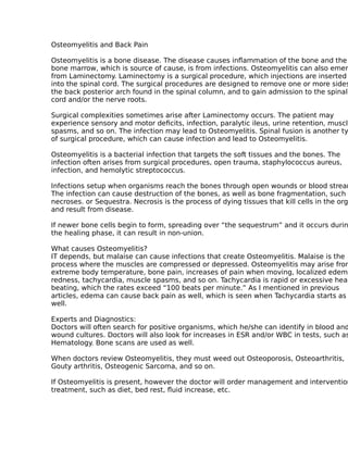 Tips and tricks about back pain