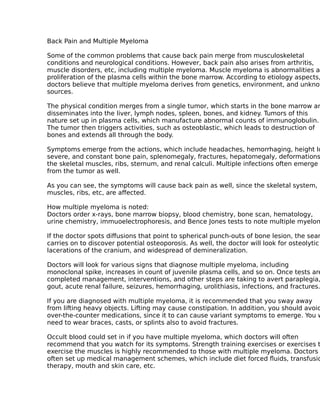 Tips and tricks about back pain