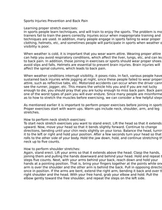 Tips and tricks about back pain