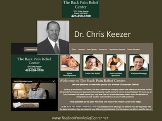 Dr. Chris Keezer 
www.TheBackPainReliefCenter.net 
 