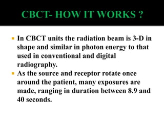 Back projection geometry in cbct