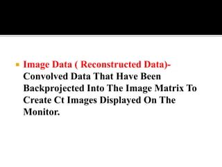 Back projection geometry in cbct