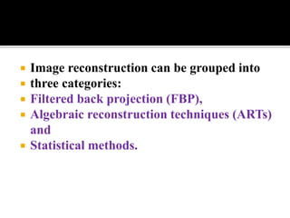 Back projection geometry in cbct