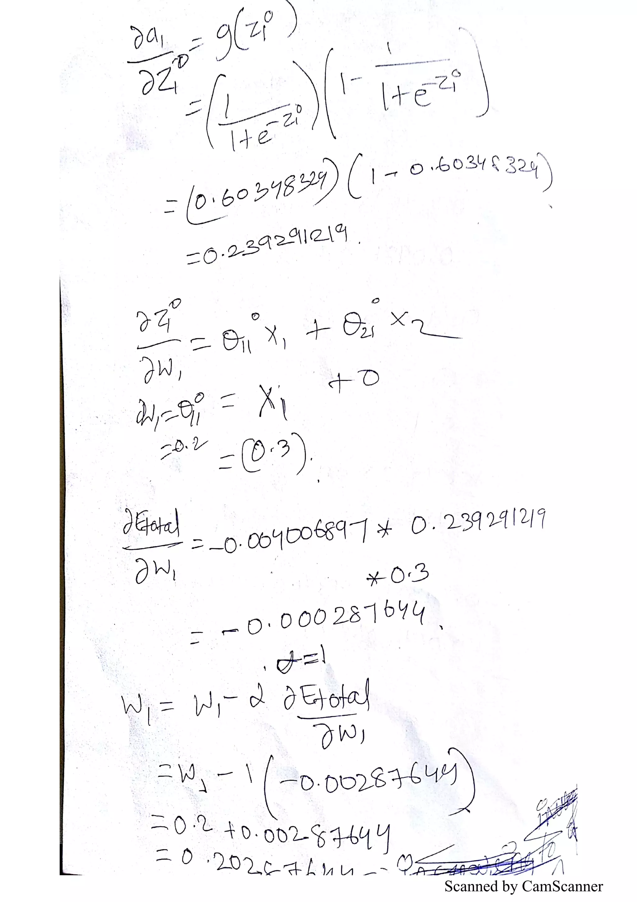 Deep learning - Back propagation, gradient descent and chain rule ...