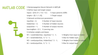 Backpropagation Neural Network Implementation and Applications in ...