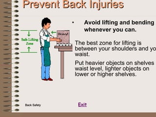 Back safety ppt | PDF