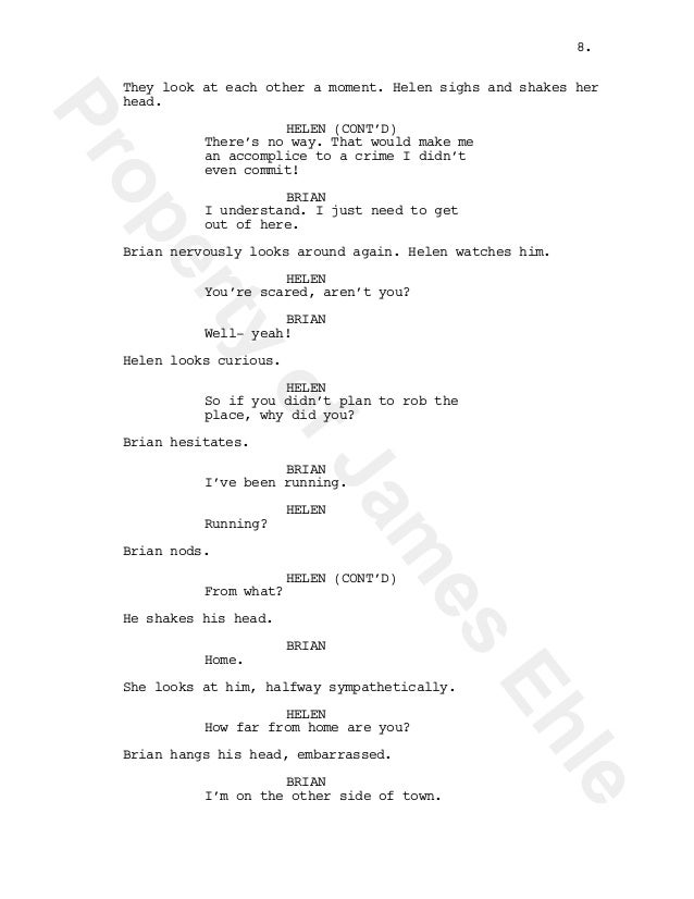 'Backseat Driver' Short Film Script