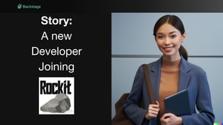 Story:
A new
Developer
Joining
 