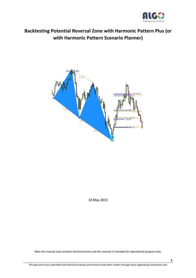 Backtesting potential reversal zone with harmonic pattern plus | PDF ...