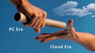 PC Era


         Cloud Era
 