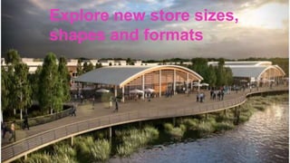 Explore new store sizes,
shapes and formats
 