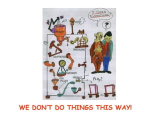 WE DON’T DO THINGS THIS WAY! 