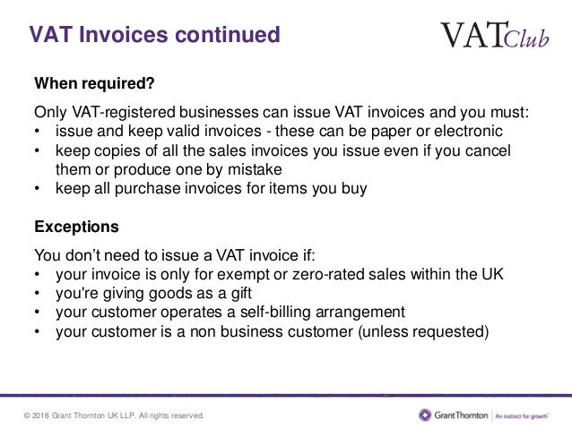 back to basics vat invoicing the reverse charge sample of vat invoice
