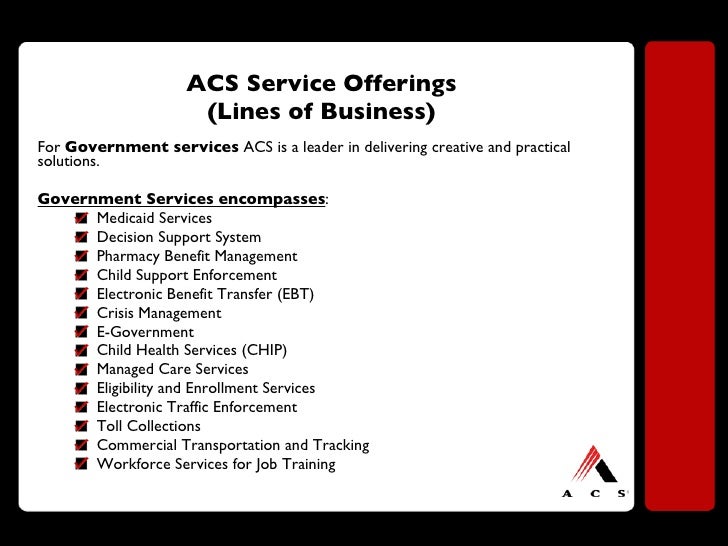 acs customer service