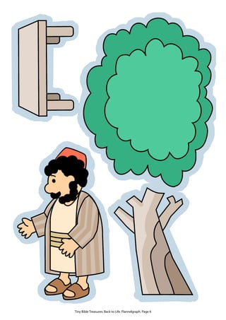 Tiny Bible Treasures: Back to Life. Flannelgraph. Page 6
 