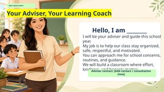 Grade 7 Back to School Advisory Orientation: Building a Positive ...