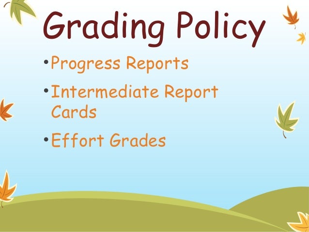 Intermediate homework grading policy