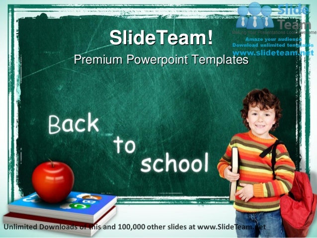 Back To School Education Power Point Templates Themes And Backgrounds