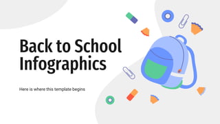 Back to School
Infographics
Here is where this template begins
 
