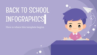 BACK TO SCHOOL
INFOGRAPHICS
Here is where this template begins
 