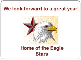 We look forward to a great year!
 