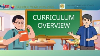 SCHOOL YEAR 2025-2026
CURRICULUM
OVERVIEW
LIGAYA NATIONAL HIGH SCHOOL
SENIOR HIGH
 