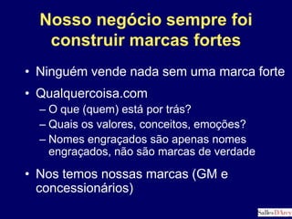 Netcongestion: apenas duas de cada 100 empresas de       E-Commerce sobreviverãolivros e CD’s: 105Computadores e assessórios: 70Agências de turismo: 28Corretoras: 23Flores: 23Leilões: 19Automóveis: 25 (ninguém ainda entrega)Fonte: Revista “Veja” - 31-05-00 
