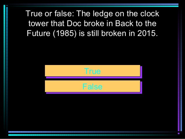 Back To The Future Ii Trivia Quiz
