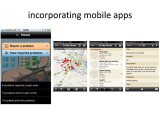 incorporating mobile apps
 