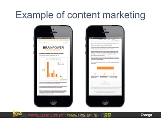 Example of content marketing
 