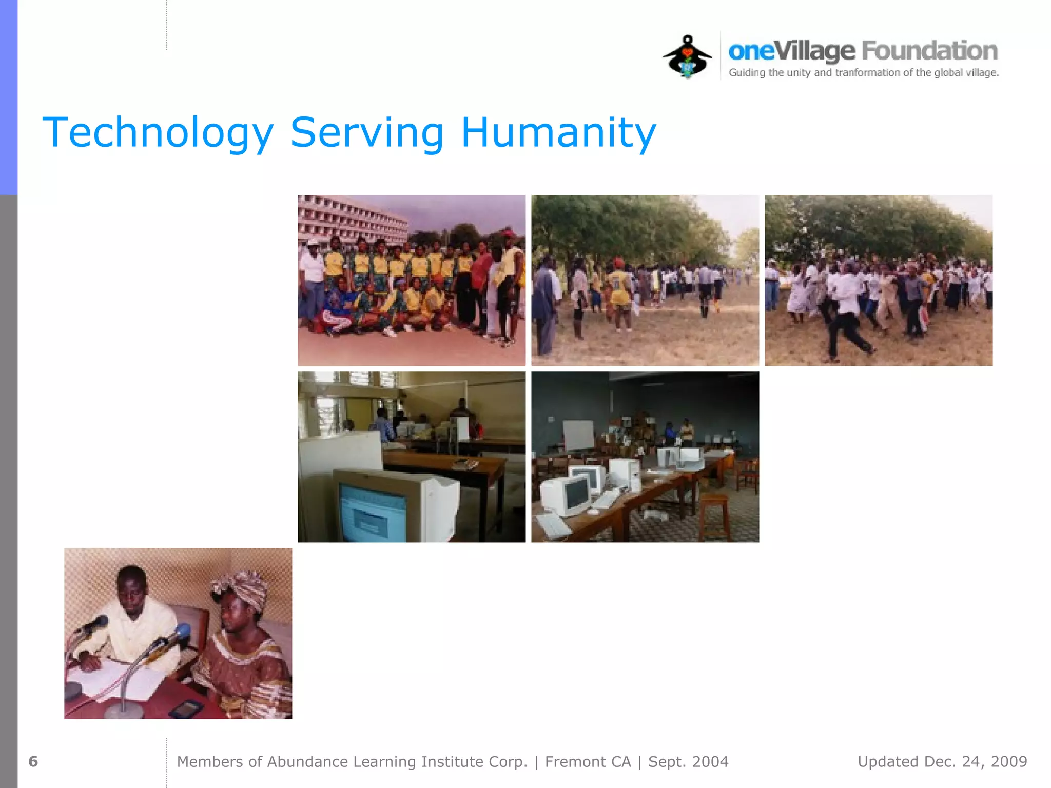 Technology Serving Humanity 