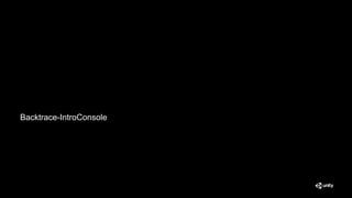 Backtrace-IntroConsole
 