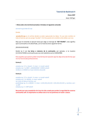 Backtrack 4 tutorial